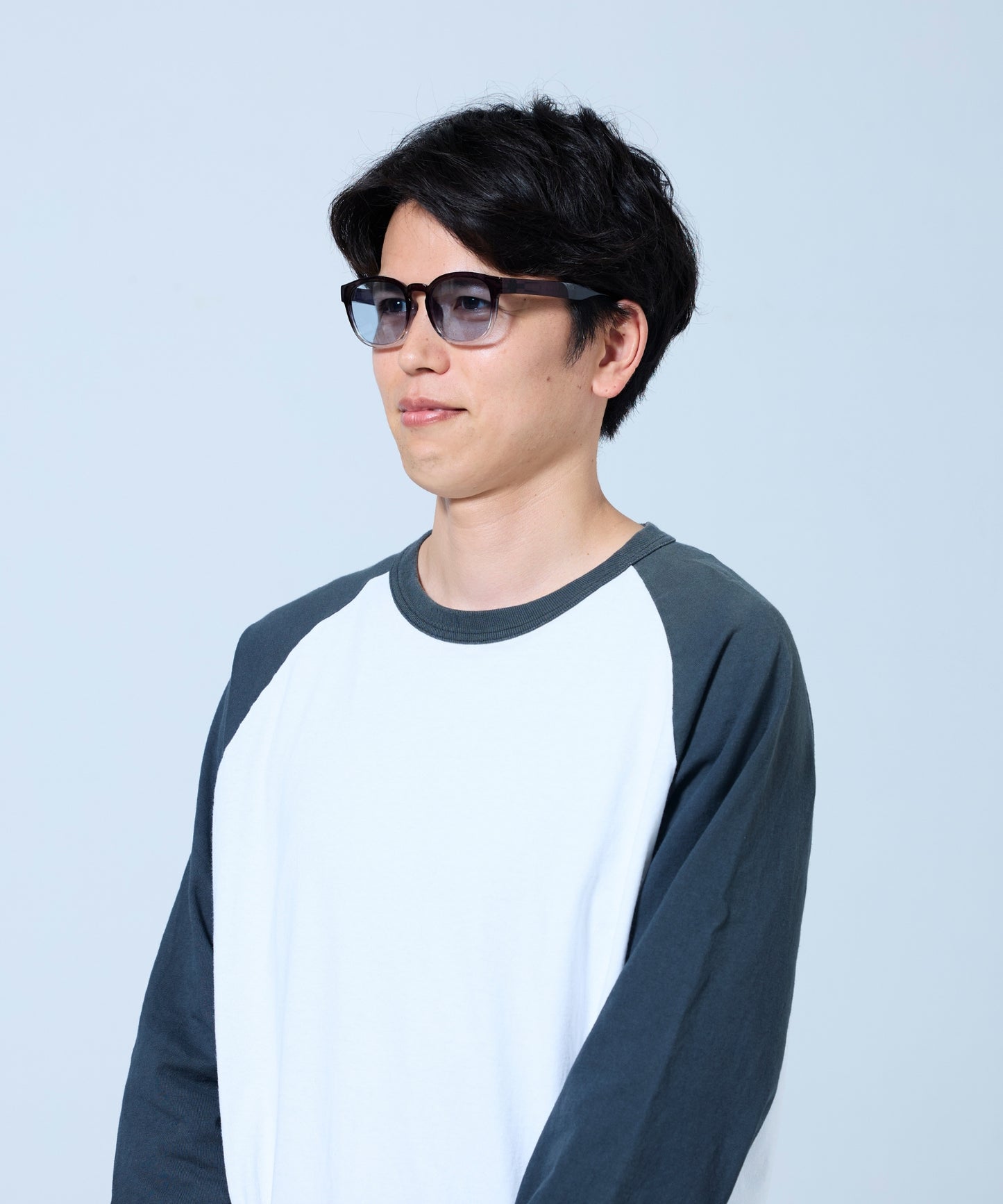 PGR-04　GREY - CLEAR / LIGHT BLUE